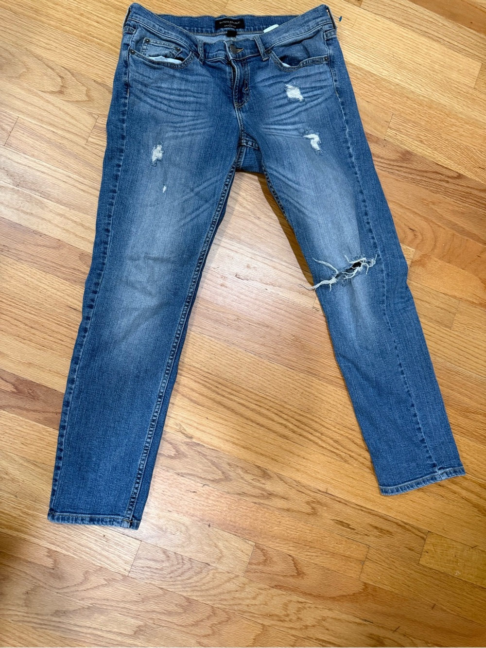 Banana Republic Medium Blue Denim Girlfriend Jeans